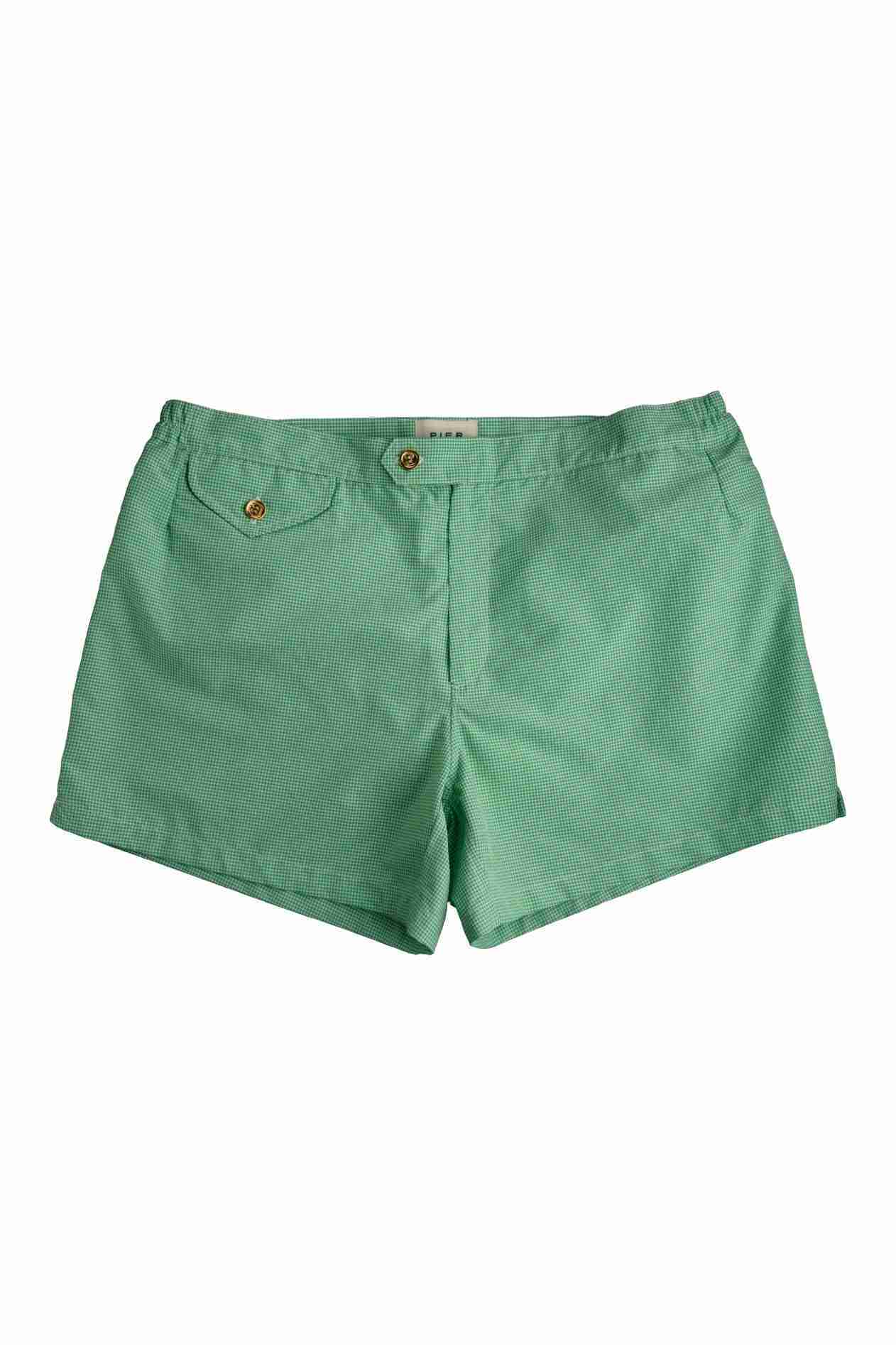 costume da bagno uomo sexy green optical marcello fronte